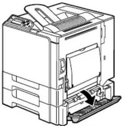 KONICA MINOLTA Magicolor 5440DL - Reinigen van de media transfer rollers voor lade 2 en 3 - 2