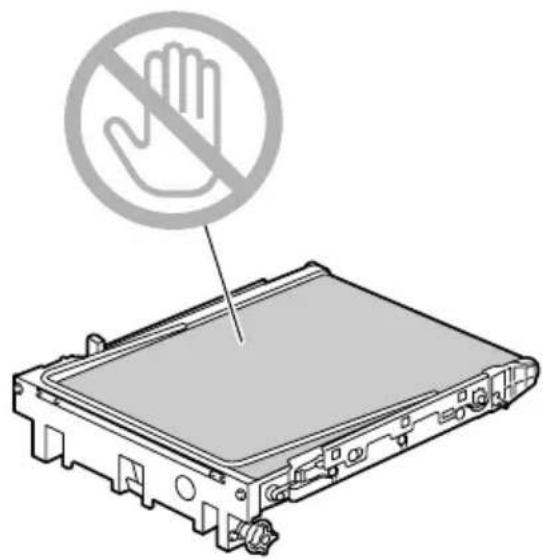 KONICA MINOLTA Magicolor 5440DL - Vervangen van de transfer belt eenheid - 10