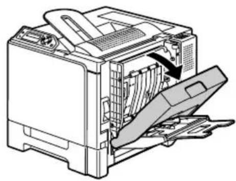 KONICA MINOLTA Magicolor 5440DL - Oplossen van een storing in het mediumtransport in de Duplex-optie - 1