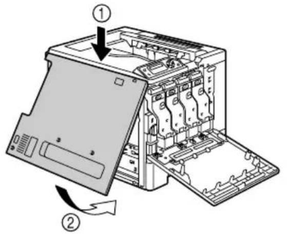 KONICA MINOLTA Magicolor 5440DL - Vervangen van de transfer belt eenheid - 15