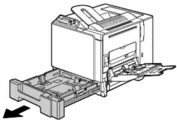 KONICA MINOLTA Magicolor 5440DL - Reinigen van de media toevoer rollers (alle lades) - 1
