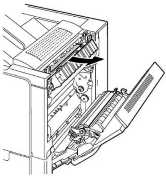 KONICA MINOLTA Magicolor 5440DL - Oplossen van een storing in het mediumtransport in de fuser-eenheid - 4