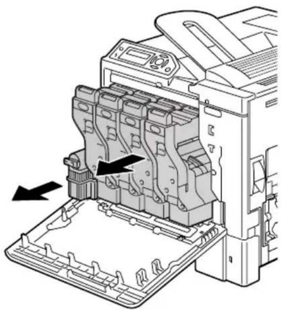 KONICA MINOLTA Magicolor 5440DL - Vervangen van de transfer belt eenheid - 2