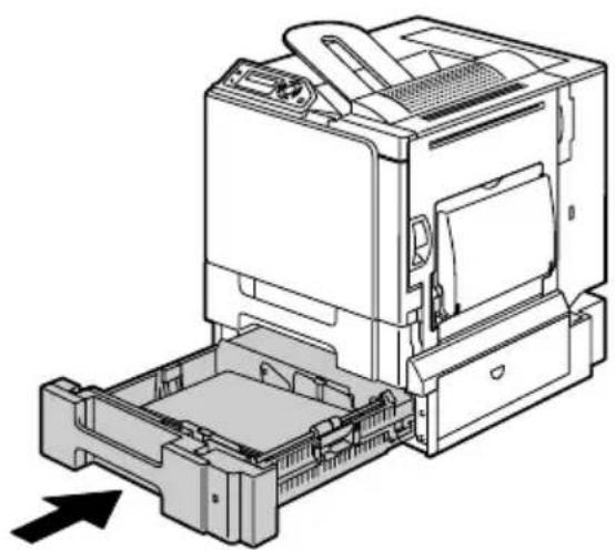 KONICA MINOLTA Magicolor 5440DL - Oplossen van een storing in het mediumtransport in lade 2/3 - 10