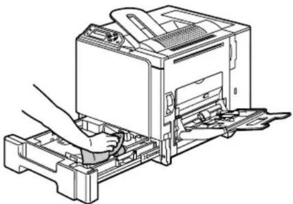 KONICA MINOLTA Magicolor 5440DL - Reinigen van de media toevoer rollers (alle lades) - 2