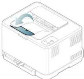 SAMSUNG CLP-325 - De papieruitvoersteun gebruiken - 1