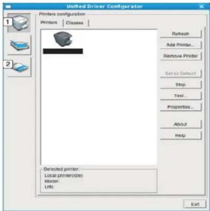 SAMSUNG CLP-325 - Werken met Unified Linux Driver Configurator - 1