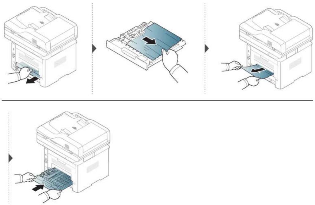 SAMSUNG SL-M3370FD - Papierstoringen verhelpen - 1