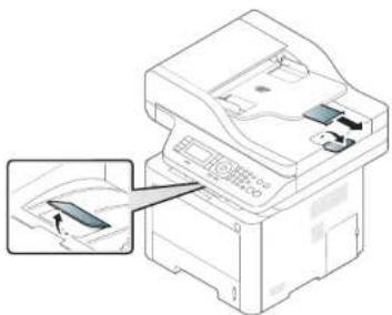 SAMSUNG SL-M3375FD - De uitvoersteun gebruiken - 1