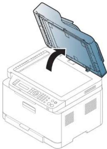 SAMSUNG SL-C410W - Op de glasplaat van de scanner - 1