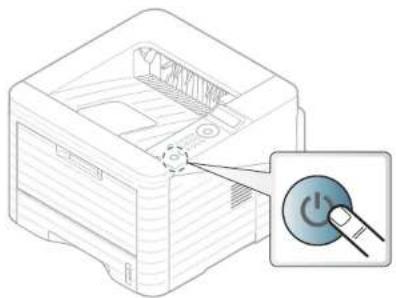 SAMSUNG ML-3570ND - Het apparaat inschakelen - 2