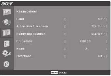 ACER AT2011 - Scan opnieuw naar kanalen - 5