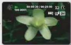 SAMSUNG HMX-H106BP - De Time Lapse-opnamemodus instellen: - 9