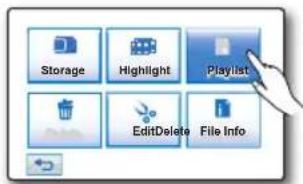 SAMSUNG HMX-H106BP - De playlist maken - 2