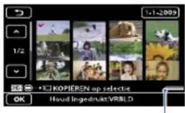 1-1-2009 KOPIEREN op selectie Houd Ingedrukt VRBLD
