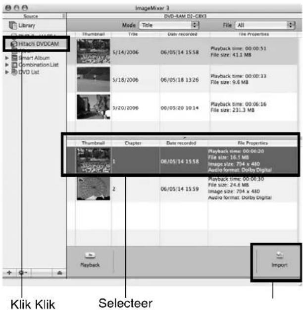 HITACHI DZ-GX5040 - Opmerking: - 2