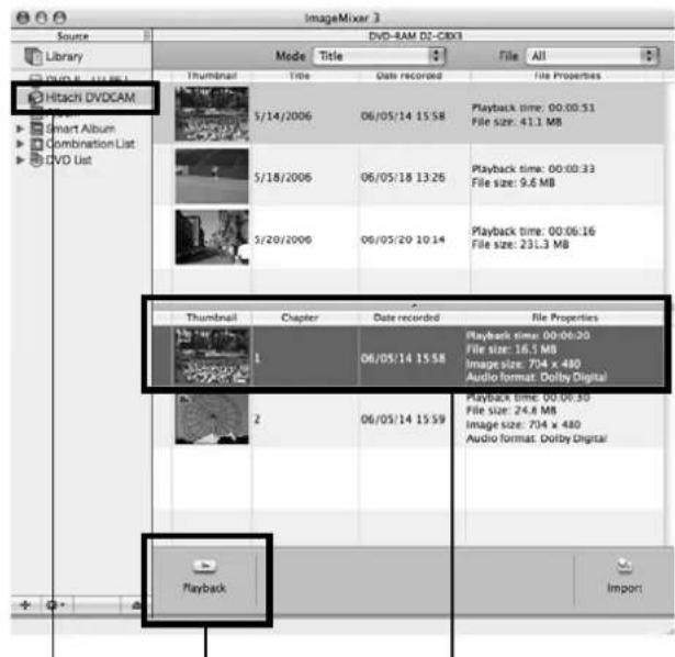HITACHI DZ-GX5040 - Opmerking: - 1