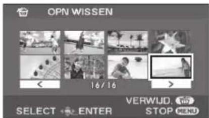 PANASONIC SDRH90EB - Meerdere scènes/bestanden verwijderen - 1