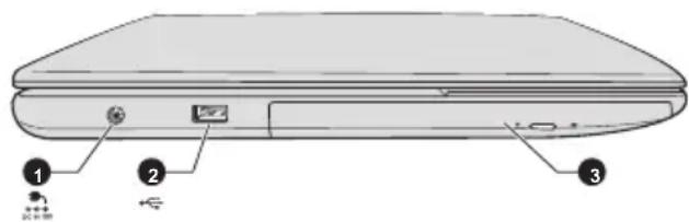 TOSHIBA Satellite Pro L870 - Linkerkant - 1