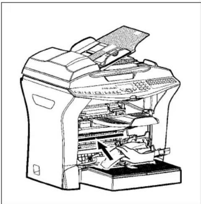 SAGEM MFP 580 - Papierinvoerwals reinigen - 2