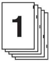 SHARP MX-M362N - VERHOUDING TUSSEN ORIGINELEN EN HET TABPAPIER - 1