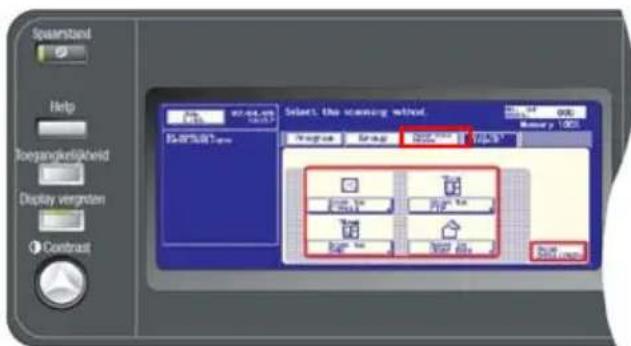 Océ CS175 - Een document scannen - 2