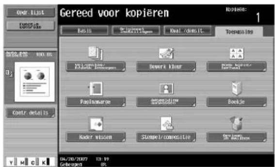 Océ CS250 - Een vergrote afbeelding op meerdere pagina's kopieren ("Posterfunctie") - 2