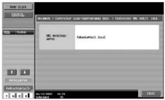 Océ CS250 - Een scan/faxprogramma oproepen - 9