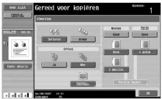 Océ CS250 - Kopieën in twee vouwen (instelling "Half-vouw") - 2