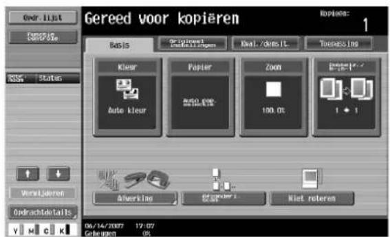 Océ CS250 - Meerdere documentpagina's op één pagina kopiiëren (instellingen "Gecombineerde kopie") - 1