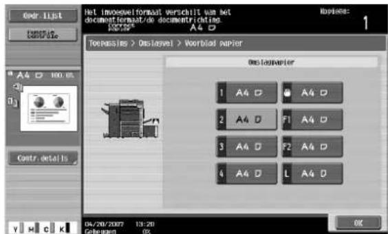 Océ CS250 - Opmerking - 5