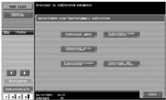 Océ CS250 - Een scan/faxprogramma oproepen - 4