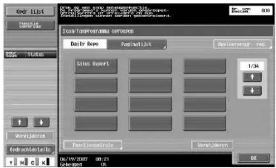 Océ CS250 - Fax verzenden via een programma-adres - 2