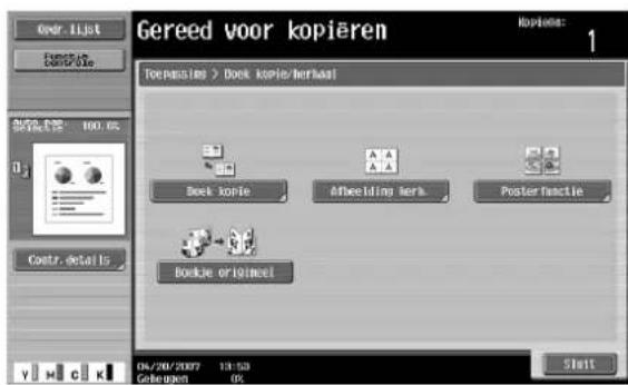 Océ CS250 - Druk op [Afbeelding herh.]. - 1