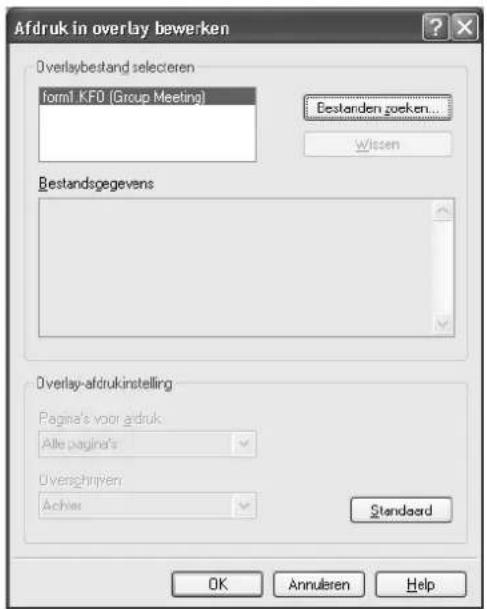 Océ CS250 - Een overlaybestand registreren - 1