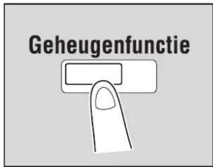 Océ CS250 - Kopieerprogramma's registreren (Geheugenfunctie) - 1
