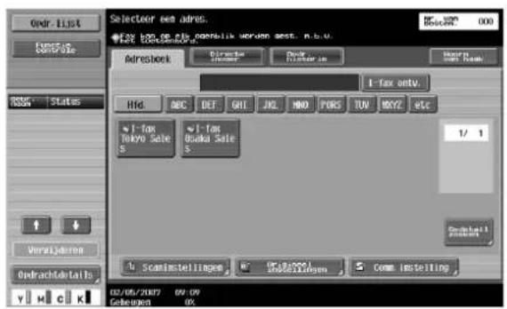 Océ CS250 - Een IP-adresfax verzenden - 3