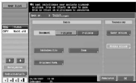 Océ CS250 - Een document met meerdere pagina's scannen vanaf de glasplaat - 8