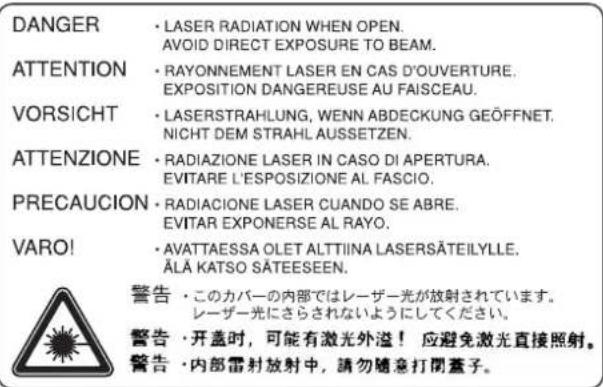 Océ OP31C - Laserveiligheid - 1