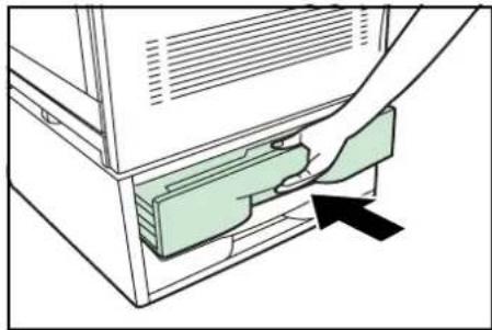 Océ OP31C - Foutieve invoer in een van de papierladen - 2