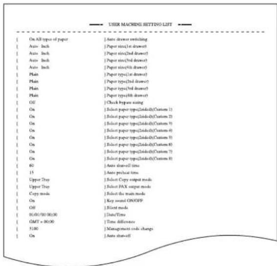 Océ OP31C - Afgedrukt statusrapport - 1