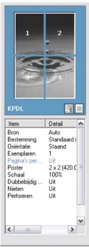 Océ KX driver - Speciale Instellingen (Layout) - 4