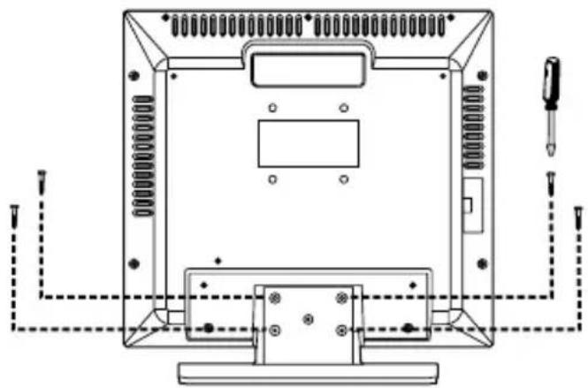 AKAI AL1530 - VERWIJDEREN VAN HET ONDERSTEL - 1