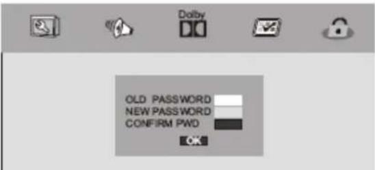 OLD PASSWORD NEW PASSWORD CONFIRM PWD