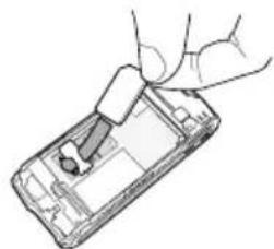 PHILIPS CT5398 - De SIM-kaart plaatsen - 2