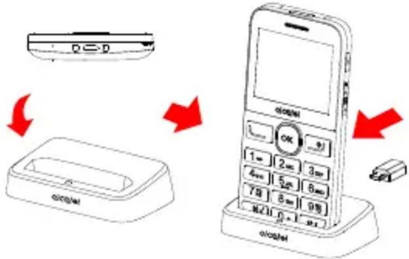 ALCATEL One Touch 2008D - Opladen van de accu - 1