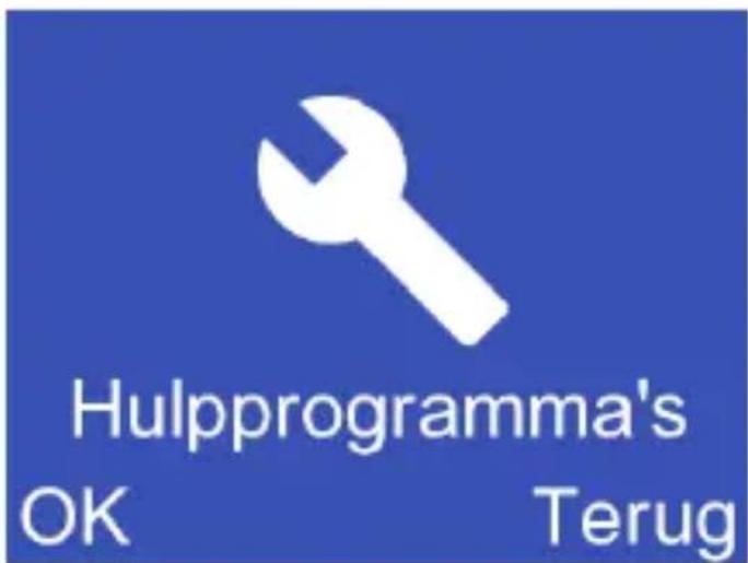 Hulpprogramma's OK Terug