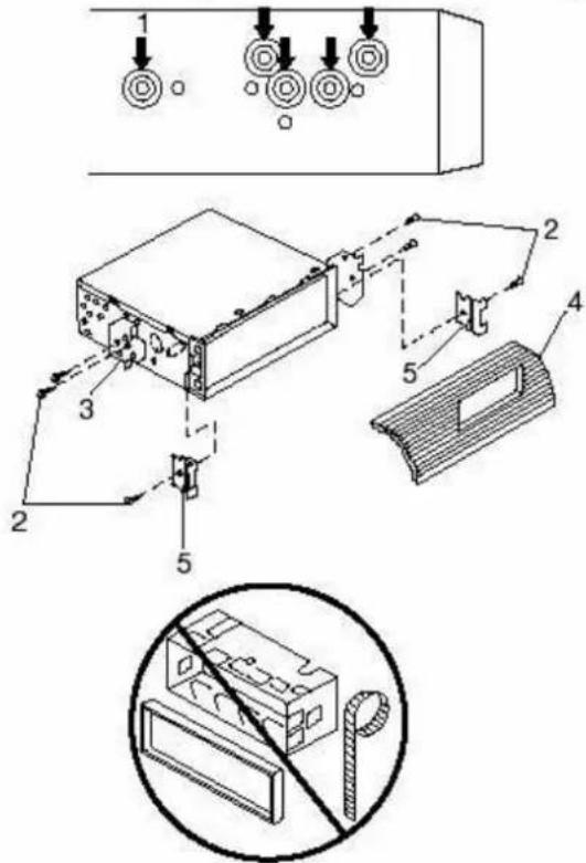 Marquant MCR-680 - DIN ACHTER MONTAGE (METHODE B) - 1