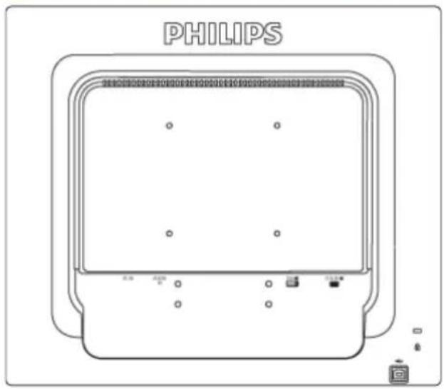PHILIPS Brilliance 190SL1 - Verwijder de monitorvoet voor VESA-montage - 6