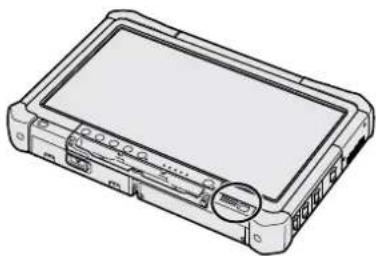 PANASONIC CF-D1 - Rechterzijde - 2